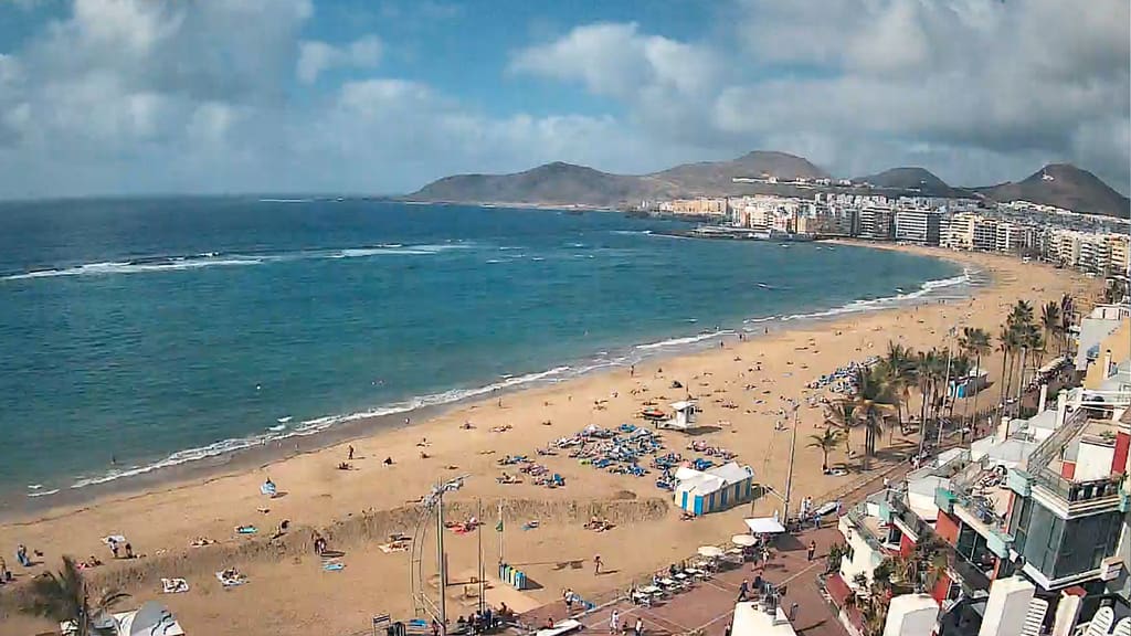 Playa de Las Canteras, La Barra, webcam